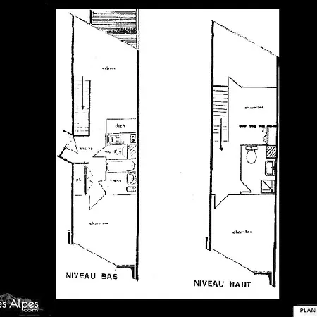 Duplex Aux Menuires, 3 Pieces, 8 Pers., Pieds Des Pistes, Balcon Sud - Fr-1-452-238 Lägenhet *